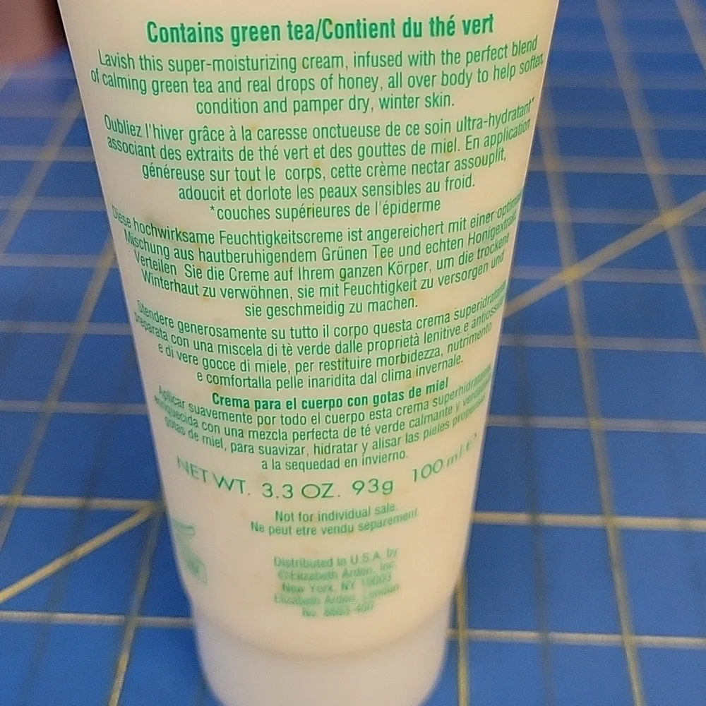 Elizabeth Arden Green Tea Honey Drops Body Cream 93g New Tube